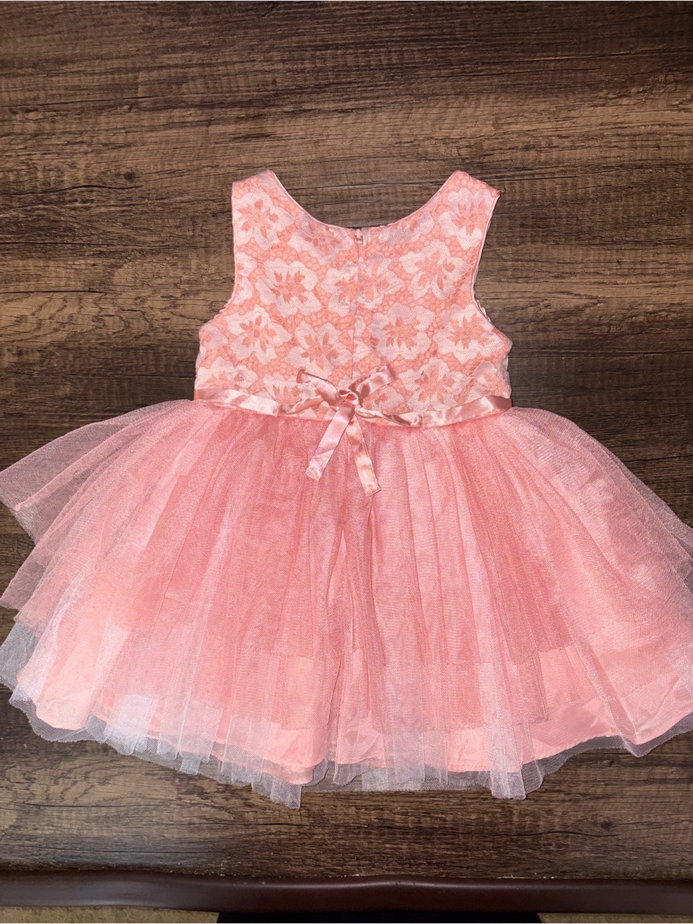 Youngland Coral Pink Toddler Dress - Picture 3 of 5